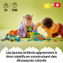 LEGO DUPLO Ma Ville 10451 Dinosaures sur Roues 3-en-1 - Jeu d'éveil des 3 ans