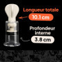 Obaie Twisting Ventouses à Tétons - Ventouse Teton Stimulation Intense - Pompe Teton Jouet pour Adulte Érotique Femme - Idéal Co