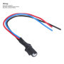 Câble Redresseur de Caméra de Recul, Câble Redresseur de Condensateur de Relais 12V Filtre de Signal de Caméra de Recul Adapté p