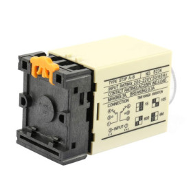 Telituny Relais de Temporisation de Mise Sous Tension St3pa-B 0-10s, Relais de Retard St3pa-B, Avec Base AC 220V, Utilisé Pour L