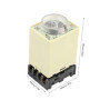 Telituny Relais de Temporisation de Mise Sous Tension St3pa-B 0-10s, Relais de Retard St3pa-B, Avec Base AC 220V, Utilisé Pour L