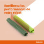 BAKUUM Lot de 2 rouleaux principaux pour iRobot Roomba série i3 e5154 e5158 E6 E7 i7 i7+ i8 i8+ j7 j7+ i6 i6+ i4 i4+ brosse pour