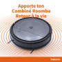BAKUUM Pack de 4 brosses latérales, 1 rouleau x 1 serpillère x 3 filtres HEPA pour iRobot Roomba Combo. Pack de pièces de rechan