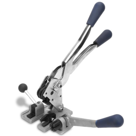 Machine à emballer de cerclage, sertisseur de tendeur multifonction portable efficace et Outil de cerclage 3 en 1 pour le cercla