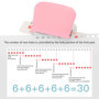Perforatrice de Papier a5 Hole Punch foratrice de Papier, Trous A4/30 A5/20, B5/26 Jusqu'à 5 Feuilles Papier Peuvent être Imprim