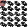 20 Ensembles Pression a Coudre, 21 mm Bouton Pression en Métal, Coudre des Boutons, Fermetures à Pression Bouton pour DIY, Sac à