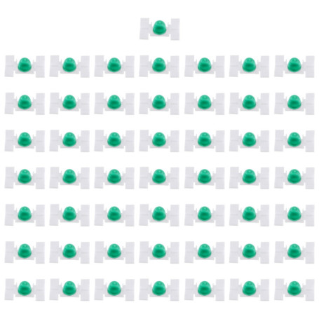 50 pièces en plastique blanc porte de voiture moulure de garniture Clips attaches attaches pour 3 série E36 E46 Auto accessoires