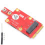 Mini adaptateur PCIe M.2, 3042/3052 M.2 Key B vers Mini carte adaptateur PCI-E Convertisseur de carte réseau sans fil, prise en 