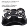 Tambourin Shaker, Accompagnement de Guitare Percussion Batterie en Métal Jingle Bell Accessoires Instrument de Musique Facile à 