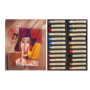 Sennelier Pastels à Huile 24 Couleurs Portrait - Made in France et 1 Cartes Postales