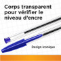 Ensemble de Stylos Bic Cristal Original 516352 Bleu (10 Unités)