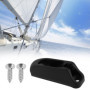LT Easiyl Lot de 4 Taquets de Blocage Autobloquants pour Corde de Bateau avec Vis Adaptés Aux Cordes de Moins de 4 Mm