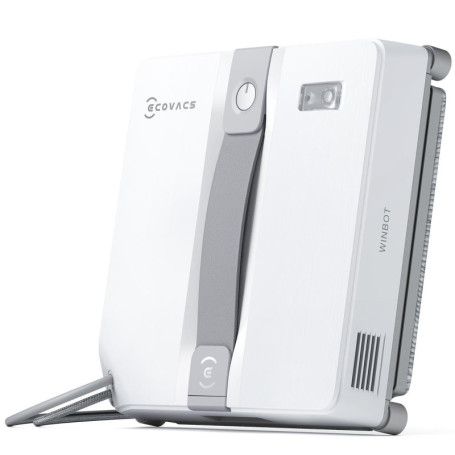 ECOVACS WINBOT Mini - Robot de Nettoyage de vitres - Design Compact - Double Buses avec pulvérisation ultrasonique