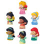 Fisher-Price Coffret Little People et Assortiment de 7 Figurines Disney Princesses pour Les Tout-Petits et Les Bambins, Jeu d’Im
