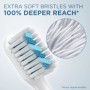 Oral-B Clic Lot de 2 têtes de brosse à dents Sensitive Clean Blanc