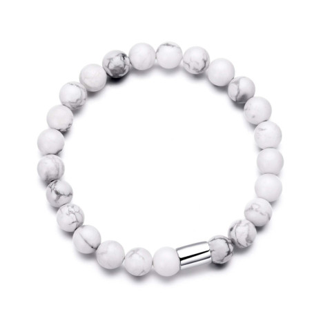 Philip Jones Bracelet Homme Howlite