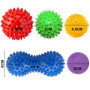 Boule de massage,Balle de massage,rouleau masseur, balle lisse lacrosse et balles à picots - Réflexologie Acupression, Fascite p