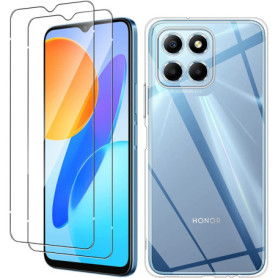 Quanen Lot de 3, Verre Trempé pour HONOR X6, Film Protection écran - Anti Rayures - sans Bulles d'air -Ultra Résistant (HD Ultra