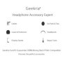 Geekria éétui Rigide pour Casque Marshall Major, Major II, Major III, Monitor Bluetooth Wireless Over-Ear Headphone, Coque de Pr