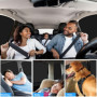 FuxFuis 4PCS Pare Soleil Voiture Magnétique, Protection Solaire Voiture Pare-Soleils Auto Cache Soleil Voiture Par Soleil Vitre 
