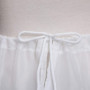 YYKSYDPT Crinolina Jupon pour fille avec 3 cercles Jupes Accessoires Cordon de serrage Doublure à la taille réglable Blanc 55 cm
