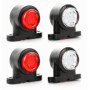 VNVIS 4 x petits feux de position latéraux LED 12 / 24V rouge/blanc s'allume châssis de camion remorque de camping-car