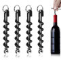 0XBIT 4 Pièces Mini Tire-Bouchon, Ouvre-Bouteille de Vin Portable, Mini Porte-Clés Tire-Bouchon, Petit et Facile à Transporter, 