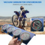 Szlsl88 Moto Jauge de Reniflard, Moto Carburateur Synchroniseur Balancier, Moto Testeur Accessoire