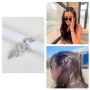 4 Pièces Pince Cheveux Serpent Barrettes Cheveux Femme Clips Cheveux Vintage en Strass Pince a Cheveux Femme Accessoires de Chev