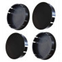 Complect de 4 pièces 60mm Centres de Roue Caches Moyeu Jante Capuchons Enjoliveurs