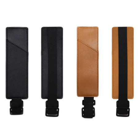 2 Pièces Mini Trousse À Crayons En Cuir, Porte-Stylo En Cuir Créatif, Étui À Stylo Élastique Réglable, Porte-Stylo Pour Ordinate