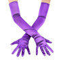 JTMKYO 1 paire de gants longs coudières pour femme, pour les soirées d'opéra, 55 cm, en satin, pour les spectacles de mariage et