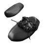 SLEEKEE Housse de siège pour scooter 1 pièce, housse de siège de moto en cuir, housse de siège pour moto de vélo souple, impermé