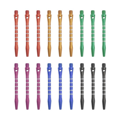 YSJCHEBS 18 Bâtons De Fléchettes, Bâtons De Fléchettes en Métal, Bâtons De Fléchettes Durables, Bâtons De Fléchettes Colorés, Ac