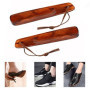 OFKPO 2 Pièces Chausse-pieds Bois, Corne de Chaussure en Bois, Durable, Poids Robuste et Confortable avec Corde en Cuir Antidéra