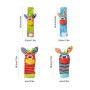 Bébé Poignet et Chaussettes Hochet, Chaussettes Hochet Pied Finder Jouets et Poignet de Bell Strap Motif Animal Mignon Idéal Cad