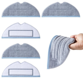 BUCOMTU 8 pièces pour Roborock S8/S7/S7 MaxV Ultra/S7 MaxV Plus/S7 MaxV/S7 Max Ultra/S7 Pro Ultra/T7 chiffon de nettoyage spécia