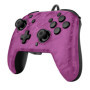 Pdp Gaming Faceoff deluxe+ Filaire Switch Pro Manette - Violet Camo - Licence Officiel By Nintendo - Customizable Buttons And Pa
