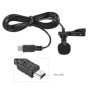 Andoer 150cm Portable Mini Clip-on Omni-Directional Stereo USB Mic Microphone pour PC Computer/pour Gopro 3 3+ 4 (# 2)