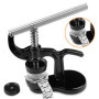 Newpop 18 Pcs Presse de Boîtier Montre, Professionnelle Kit Outil Montre de Réparation avec 12 Tailles de Moules, Remover Ouvre 