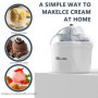 Machine à crème glacée, machine à crème glacée électrique Soft Serve fait maison KECOOLKE Yaourt glacé 1.5 L, sorbet, gelato, Bl