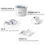Machine à crème glacée, machine à crème glacée électrique Soft Serve fait maison KECOOLKE Yaourt glacé 1.5 L, sorbet, gelato, Bl
