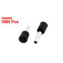 sourcing map 1000pcs 1,5mm2 Embout de Câble Embout de Câblage Cosse à Sertir électrique Fil Sertissage Borne Connecteur Terminal