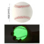 LNGJIN Balles de baseball lumineuses, balles de baseball softball, 9 pouces, balles de baseball souples, balles de baseball lumi