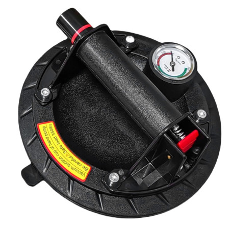 Ventouse pour carrelage - Ventouse - Avec manomètre - Charge maximale : 200 kg - Avec boîte à outils portable - Pour stratifié, 