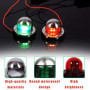 2 pièces Led Pour Bateau,Marine Lampe Des Signalisation,Lampes De Navigation,Feux de Navigation,Feux de Navigation de Bateau,Feu