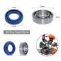 Haishine Kit d'étanchéité pour roulement de vilebrequin pour STIHL MS180 MS170 MS 180 170 018 017 Scie à chaîne 9503 003 0311/96