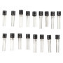 HALJIA 3-pin 17 sortes de Triode transistor To-92 Paquet Assortiment kit Ensemble pour projet de bricolage (170pcs, 17 x 10 pcs)