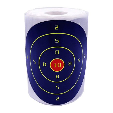 YJZ 200 pièces/Rouleau 4 Pouces Autocollants de cibles d'éclaboussures de tir, cibles d'éclaboussures réactives adhésives cibles