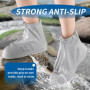 mongtsamz 2 Paires Sur Chaussure Imperméable, Couvre Chaussure Impermeable Réutilisables, Rembourré Et Pliable Avec Zip Protege 